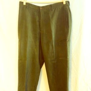 Mens Tommy Bahama Cargo Pants 70% Silk Size 36x32